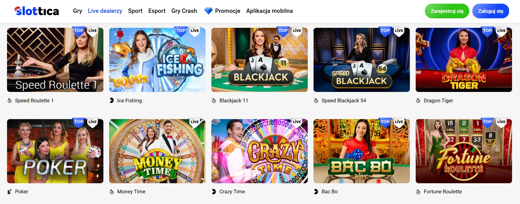 Slottica strona z grami online